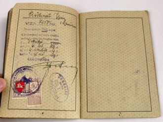 Deutsches Reich, Reisepass eines Ehepaares aus Königsberg, datiert 1938