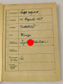 Arbeitsbuch für Ausländer einer Frau ungeklärter Herkunft ( Ostarbeiterin ) die als Postarbeiterin beim Lager ausländischer Arbeiter der Deutschen Reichspost Wien arbeitete, datiert 1944