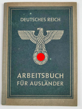 Arbeitsbuch für Ausländer eines Mannes aus...