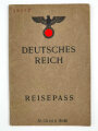 Deutsches Reich, Reisepass eines Mannes aus Gansbach, datiert 1943