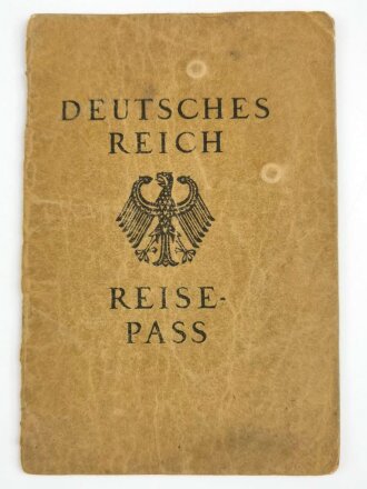 Deutsches Reich, Reisepass eines Mannes aus Rosenheim, datiert 1924