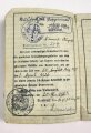 Deutsches Reich, Reisepass eines Mannes aus Rosenheim, datiert 1924