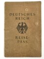 Deutsches Reich, Reisepass eines Mannes aus Friesack, datiert 1930