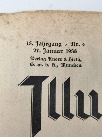 Münchner Illustrierte Presse, Nr.4 vom 27.Januar 1938 "Der Führer unter Kameraden"