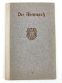 Ahnenpaß einer Frau aus Gräfenthal in Thüringen, DIN A5