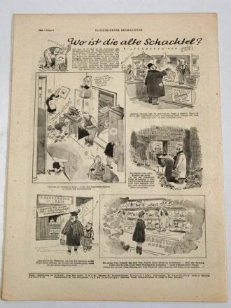 Illustrierter Beobachter, Nr. 4 vom 27.Januar 1944 "Im Kampf verwundet - vom Arzt betreut"