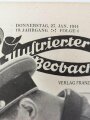 Illustrierter Beobachter, Nr. 4 vom 27.Januar 1944 "Im Kampf verwundet - vom Arzt betreut"