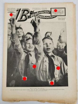 Illustrierter Beobachter Nr,28 vom 11.Juli 1940 "Von 8-9 Uhr: Frontstunde"