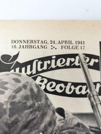 Illustrierter Beobachter Nr. 17 vom 24.April 1941...