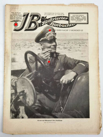 Illustrierter Beobachter Nr. 30 vom 24.Juli 1941 "General Rommel bei Sollum"