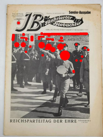 Illustrierter Beobachter, Sonder Ausgabe vom 19.September 1936 "Reichsparteitag der Ehre"