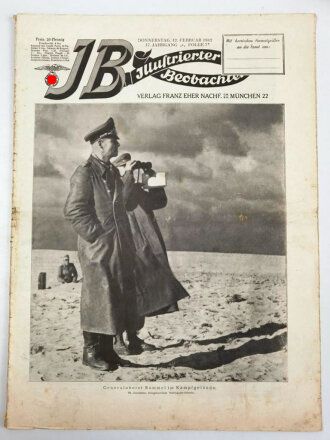 Illustrierter Beobachter, Nr.7 vom 12.Februar 1942 "Generaloberst Rommel im Kampfgelände"