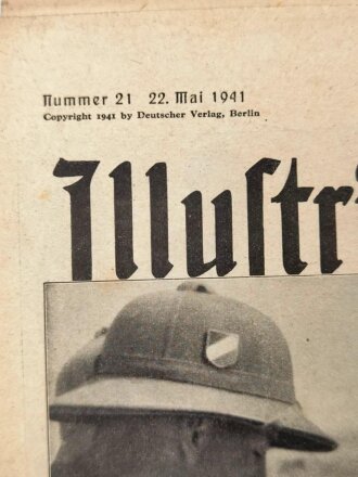 Berliner Illustrierte  Zeitung Nr.21 vom 22.Mai 1941...