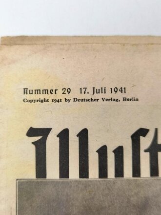 Berliner Illustrierte  Zeitung Nr.29 vom 17.Juli 1941...