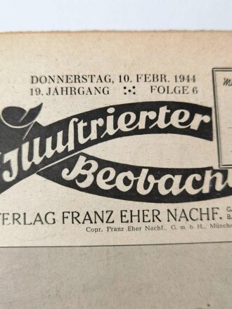 Illustrierter Beobachter  Nr. 6 vom 10.Februar 1944...