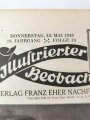 Illustrierter Beobachter, Nr. 19 vom 13.Mai 1943 "Viktor Lutze, Chef des Stabes der SA."