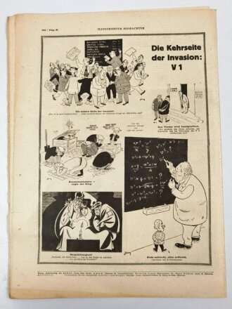 Illustrierter Beobachter  Nr. 33 vom 17.August 1944 "Der Rüstungsminister bei seinen Arbeitern"