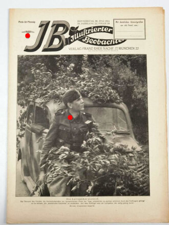 Illustrierter Beobachter  Nr. 29 vom  20.Juli 1944 "Der Luftspäher sichert"