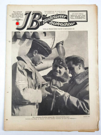 Illustrierter Beobachter, Nr. 3 vom 16. Januar 1941 "Mit vereinigten Kräften gegen den Störenfried Europas"