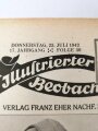 Illustrierter Beobachter, Nr. 30 vom 23.Juli 1942 "Der Duce am 29.Juli 59 Jahre alt"