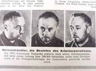 Illustrierter Beobachter, Nr. 39 vom 30.September 1943 "Die bewegende Begrüßung im Führerhauptquartier nach Befreiung des Duce"