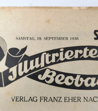 Illustrierter Beobachter Sonder-Ausgabe 19.September 1936...