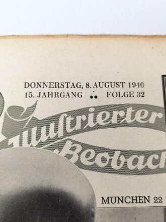 Illustrierter Beobachter, Nr.32 vom 8.August 1940...