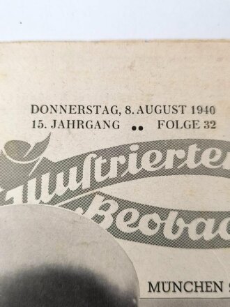 Illustrierter Beobachter, Nr.32 vom 8.August 1940...