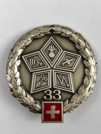 Schweiz, Barettabzeichen " Fliegerabwehrbrigade 33 "