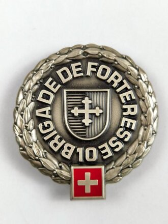 Schweiz, Barettabzeichen " Festungsbrigade 10 "