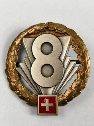 Schweiz, Barettabzeichen " Felddivision 8 "...