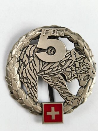 Schweiz, Barettabzeichen " 5. Felddivision "