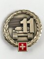 Schweiz, Barettabzeichen " 11. Panzerdivision "