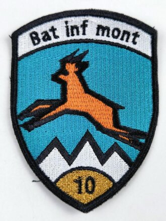 Schweiz, Ärmelabzeichen " Bat inf mont "