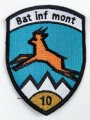 Schweiz, Ärmelabzeichen " Bat inf mont "