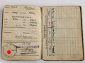 Soldbuch Heer, ausgestellt 17.2.43 bei Stamm .Kp. Gren. Ers. Btl ( mot) 118 als Grenadier