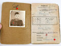 Soldbuch Heer, ausgestellt  21.10.42 bei "Stm. Werf.Ers.Abt.3"