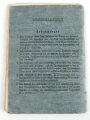 Soldbuch Luftwaffe, ausgestellt am 25.September 1940 bei 3. Fallschirm Jäger Erg. Btl. der Flieger Division 7