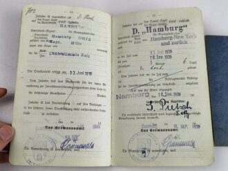 Reichsmarine Militärpaß, ausgestellt 1.März 1934 bei 2.Kompanie Marineartillerieabteilung