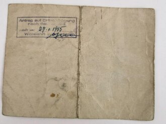 Serbien Ausweis datiert 1948