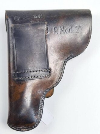 Holster für Pistole Modell 27 , datiert 1941. Getragenes Stück in gutem Zustand