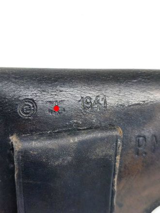 Holster für Pistole Modell 27 , datiert 1941. Getragenes Stück in gutem Zustand