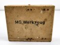 Kasten " MG Werkzeug" für gepanzerte Fahrzeuge der Wehrmacht. Originallack, guter Gesamtzustand