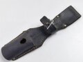 Kriegsmarine, Koppelschuh zum Seitengewehr M84/98 für K98. Getragenes Stück mit Kriegsmarine Abnahme