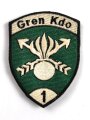 Schweiz, Ärmelabzeichen der Schweizer Armee " Gren Kdo 1 "