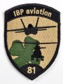 Schweiz, Ärmelabzeichen der Schweizer Armee " IBP aviation 81 "