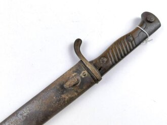 1.Weltkrieg, Seitengewehr M98/05 mit preussischer Abnahme...