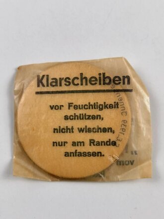 Satz Klarscheiben für die Gasmaske der Wehrmacht,...