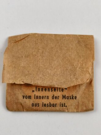 Satz Klarscheiben " napfförmig" für die Gasmaske der Wehrmacht, datiert 1944