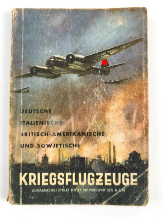 "Deutsche, Italienische, Britisch - Amerikanische Kriegsflugzeuge" Ansprache, Erkennen, Bewaffnung usw. Stand Sommer 1942. Kleinformat, abgegriffen